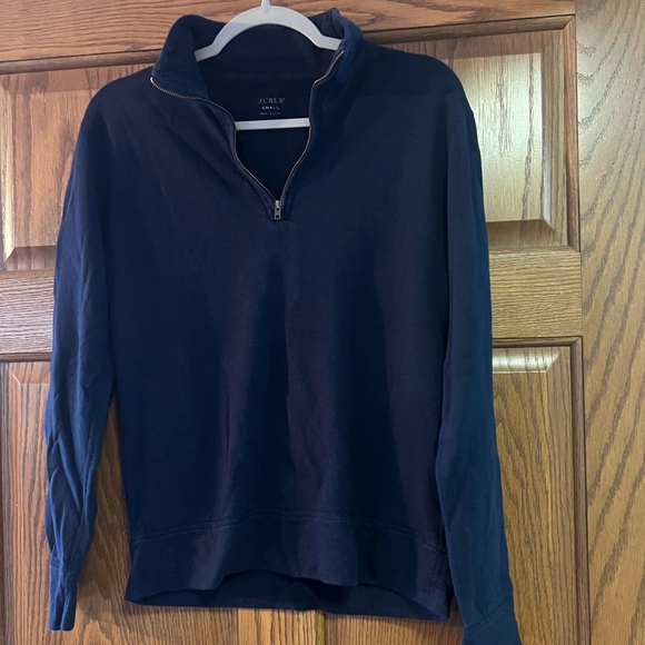 100% Cotton J Crew Quarter Zip - Picture 1 of 2